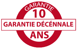 Logo Garantie décennale – Travaux couverts pendant 10 ans par ABC Rénovation à Nancy