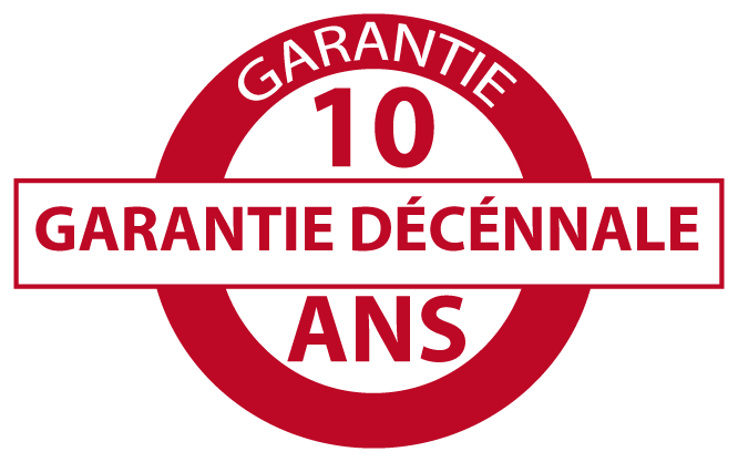 Logo Garantie décennale – Travaux couverts pendant 10 ans par ABC Rénovation à Nancy
